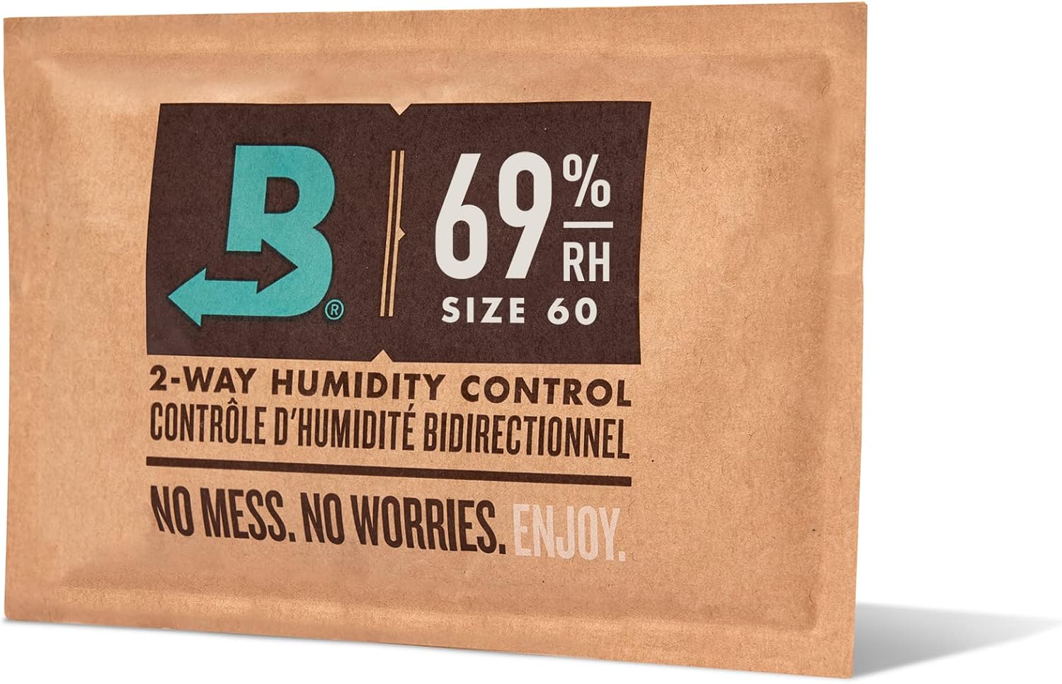 Boveda 69% Two-Way Humidity Control Packs for Storing Up to 25 Items – Size 60 – Single – Plastic & Wood Humidifier Boxes & Zip Lock Bags – Moisture Absorber – Humidifier Pack – Individually Wrapped-0