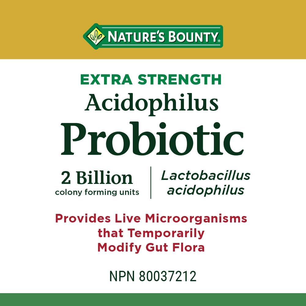 Nature's Bounty Acidophilus Probiotic 2 Billion, 150 caplets-1