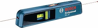 BOSCH GLL 1 P 65 Ft Line and Point Laser, Includes 2 AA Batteries & Versatile Mount