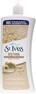 St. Ives Nourish & Soothe, Oatmeal & Shea Butter Body Lotion 21 oz (Pack of 3)