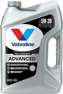 Valvoline Advanced Full Synthetic SAE 5W-20 Motor Oil 5 QT