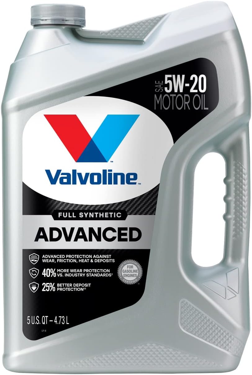 Valvoline Advanced Full Synthetic SAE 5W-20 Motor Oil 5 QT-0