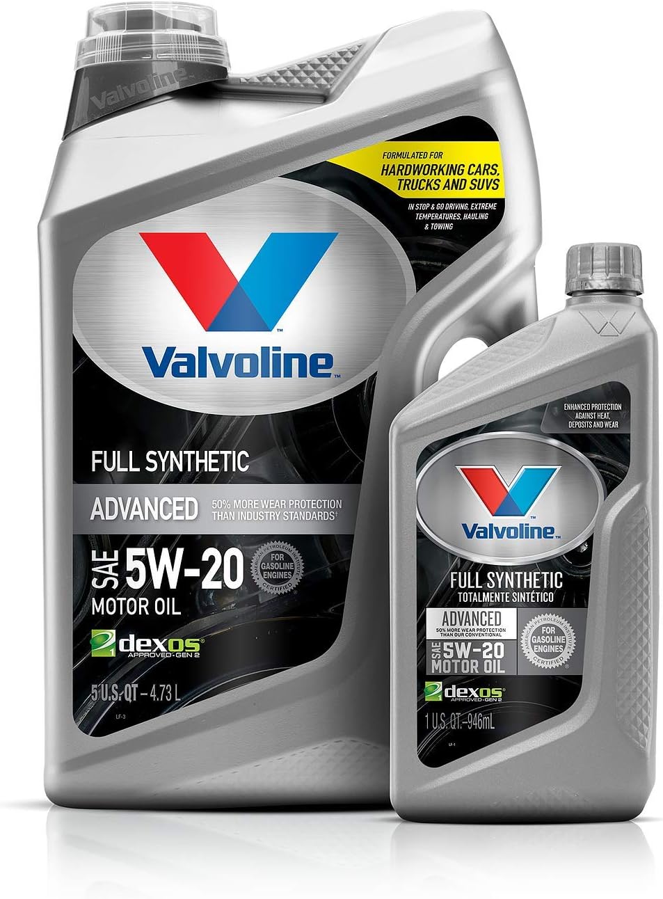 Valvoline Advanced Full Synthetic SAE 5W-20 Motor Oil 5 QT-8