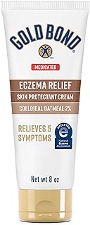 Gold Bond Medicated Eczema Relief Skin Protectant Cream, 8 oz., With 2% Colloidal Oatmeal