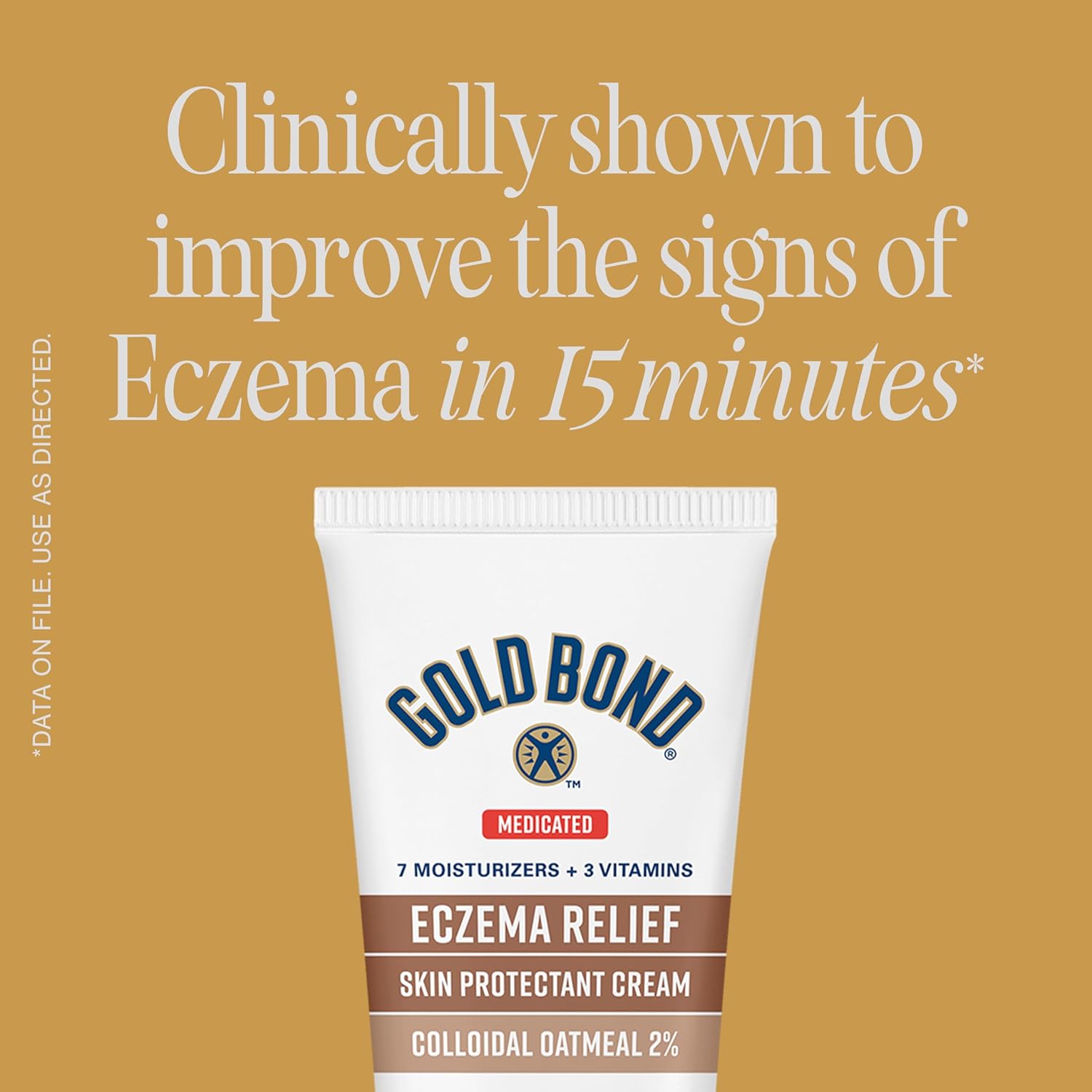 Gold Bond Medicated Eczema Relief Skin Protectant Cream, 8 oz., With 2% Colloidal Oatmeal-2