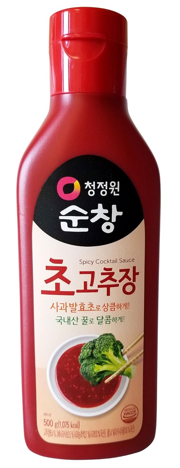 Chung Jung One Vinegar Added Hot Pepper Paste 1.1lb 청정원 새콤 달콤 초고추장 500g-0