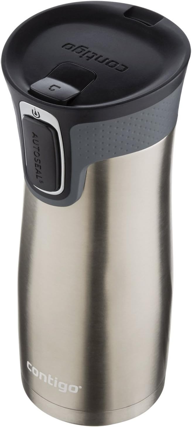 Contigo West Loop Stainless Steel Travel Mug with AUTOSEAL Lid, 16oz., Stainless Steel/Black-7