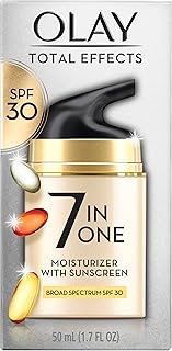 Facial Moisturizing Lotion SPF 30 by Olay Total Effects for Dry Skin, 7 Benefits including Minimize Pores, Anti-Aging, 1.7 oz