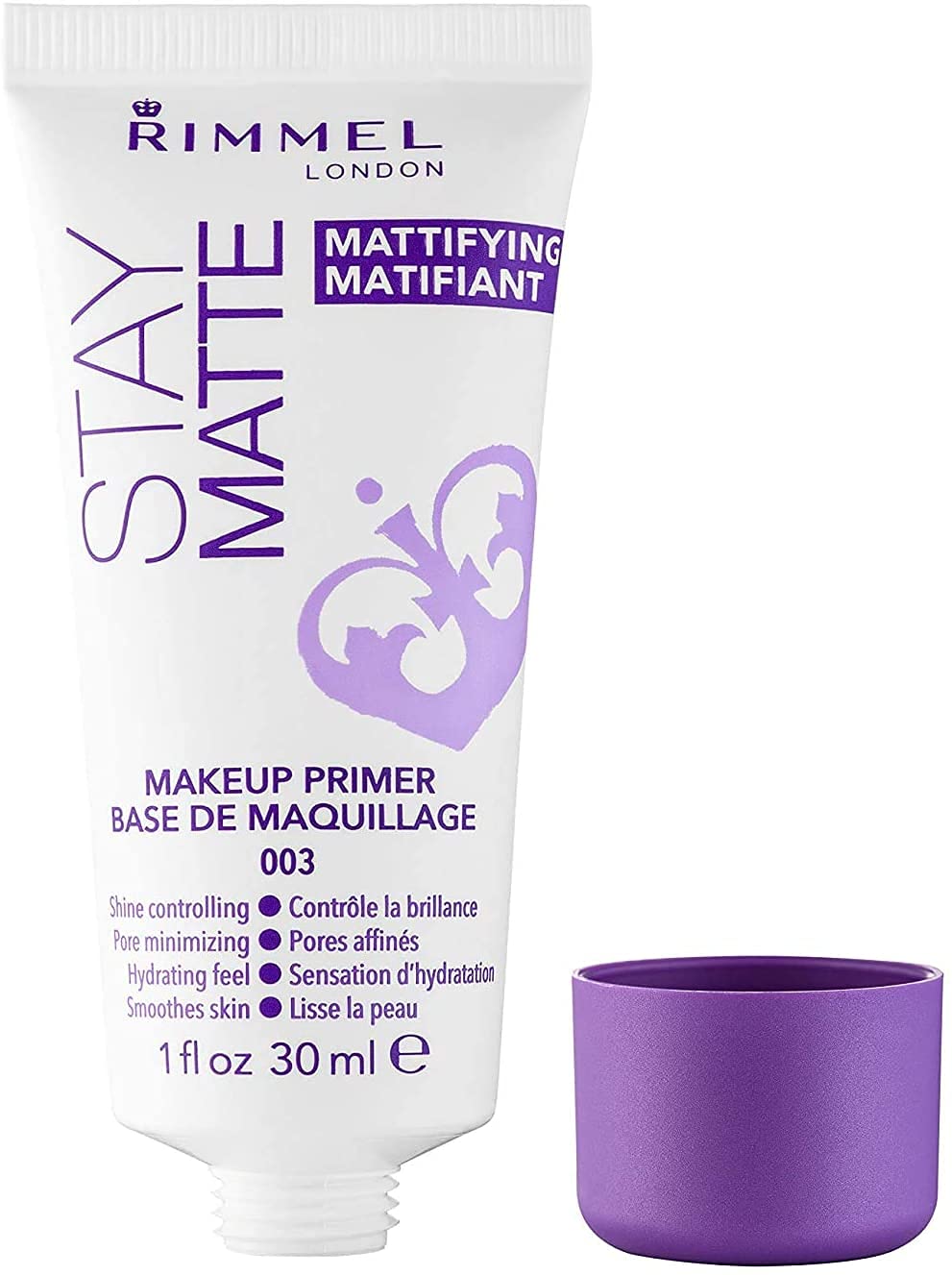 Rimmel London Stay Matte - 003 - Primer, Ultra-Lightweight, Controls Shine, Doesn’t Feel Greasy, 1oz-1