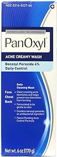 Panoxyl 4 Acne Creamy Wash, 6-Ounce (Pack of 2)