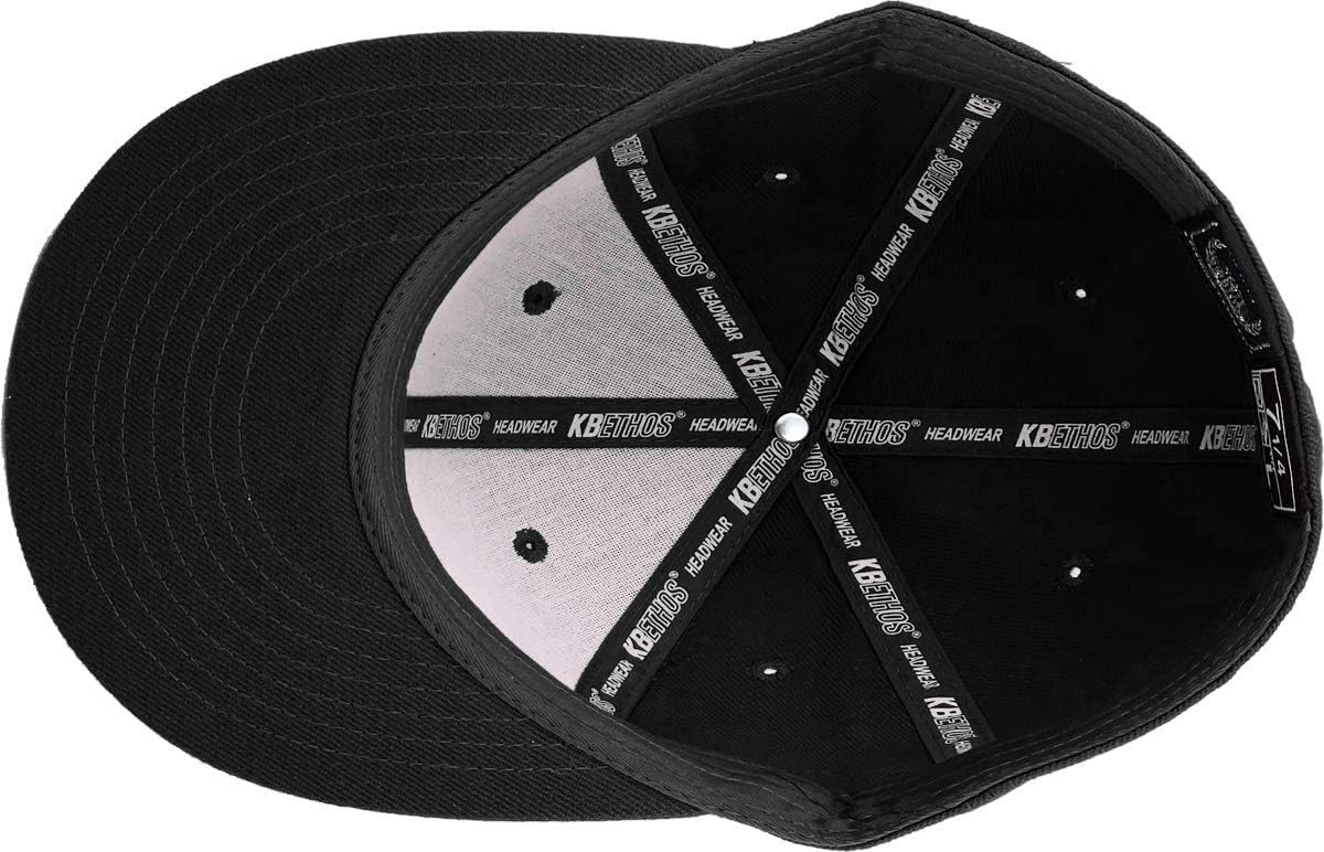 KBETHOS The Real Original Fitted Flat-Bill Hats True-Fit, 9 Sizes & 20 Colors-3