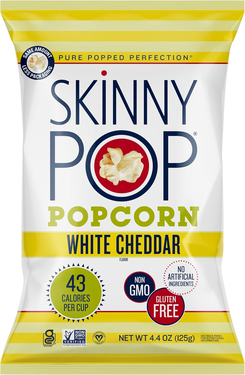 SkinnyPop White Chedder Popcorn, 4.4 oz-0