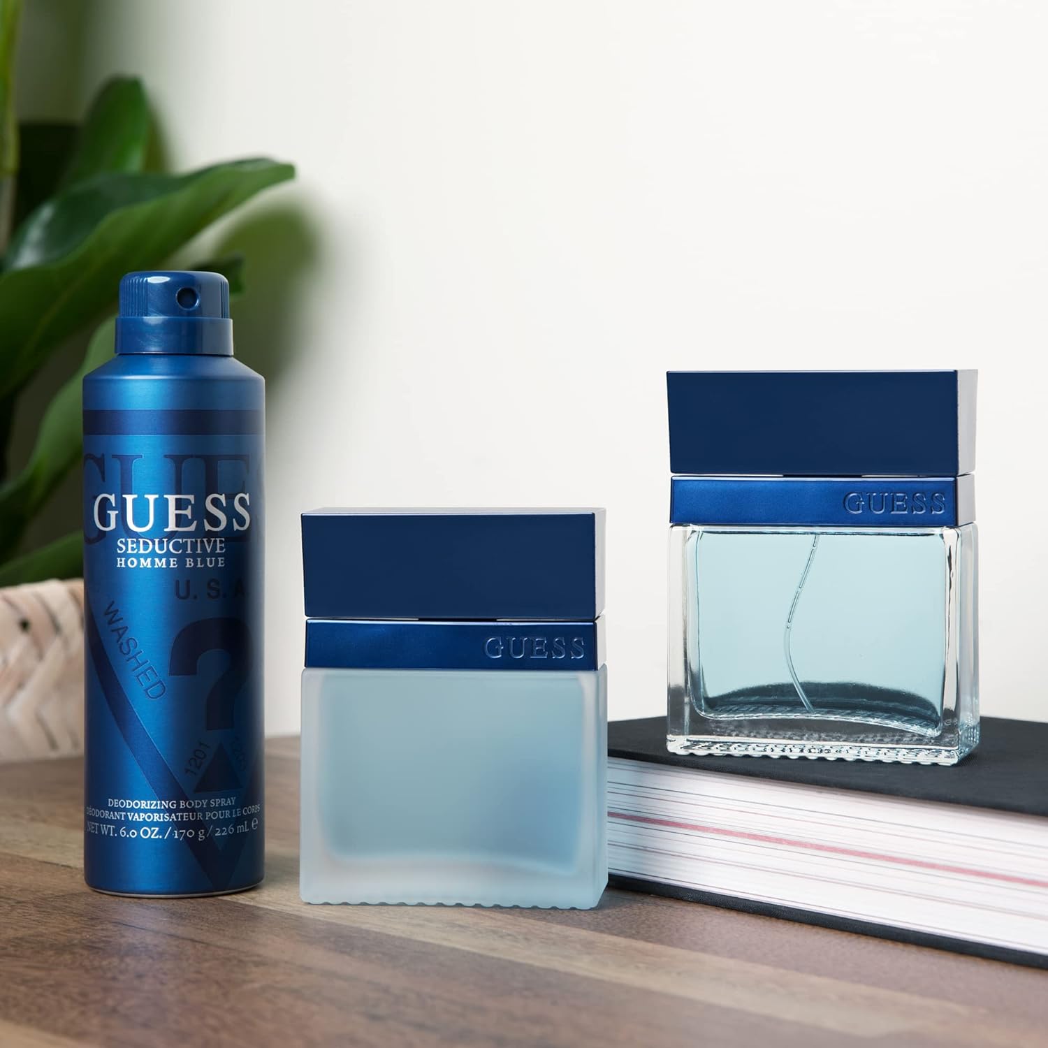 GUESS Fragrance Seductive Homme Blue Eau De Toilette Spray for Men, 3.4 fl oz-3