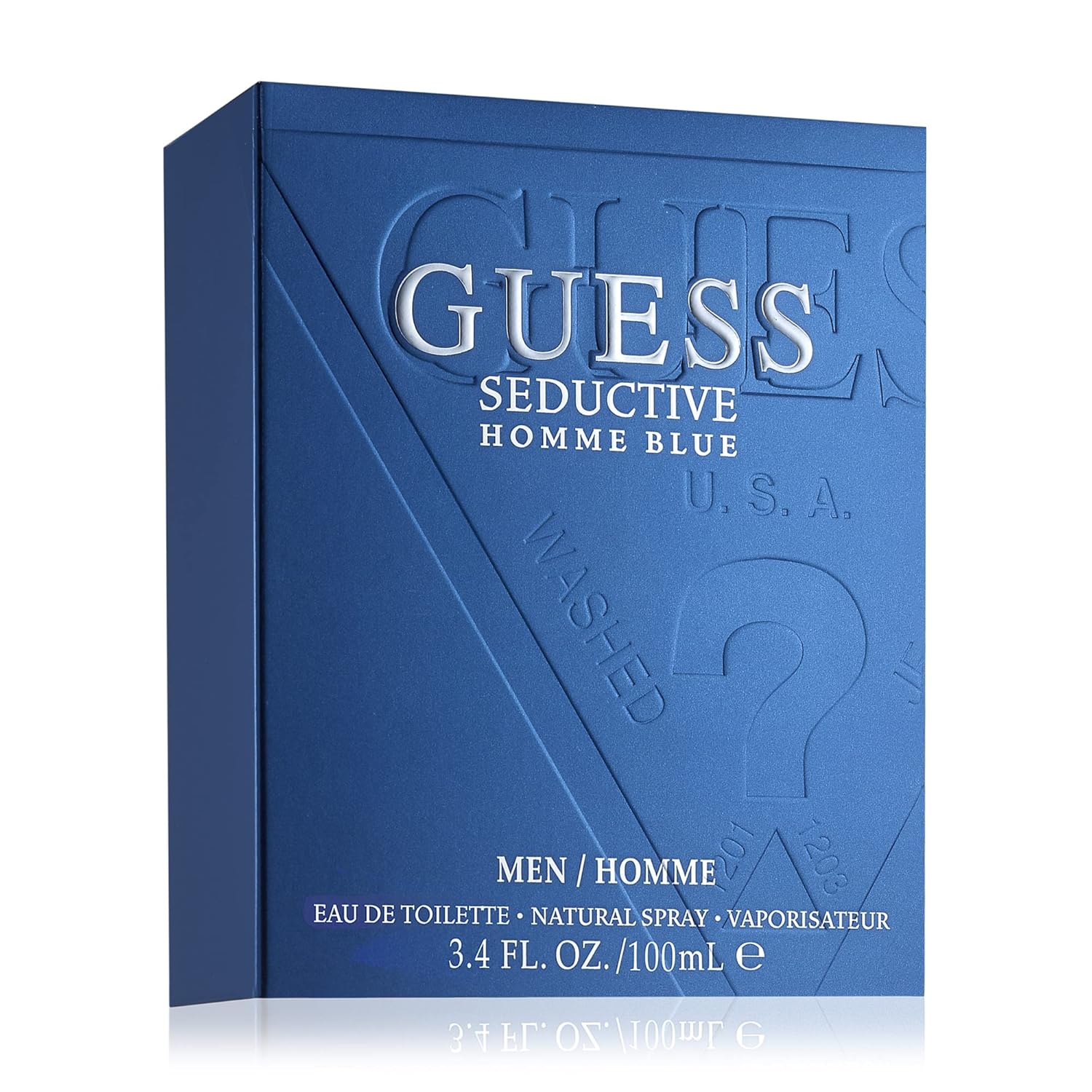 GUESS Fragrance Seductive Homme Blue Eau De Toilette Spray for Men, 3.4 fl oz-7