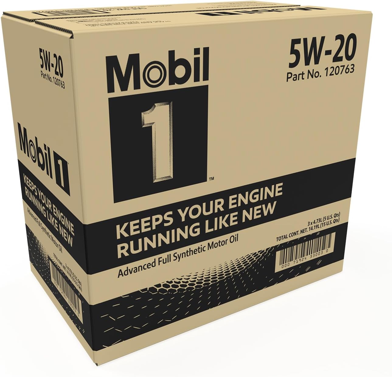 Mobil 1 Advanced Full Synthetic Motor Oil 5W-20, 5 Quart-3