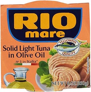 Rio Mare Tuna Fish Imported From Italy. Italy's Number 1 Tuna - The Best Imported Italian Tuna - Pack of 3