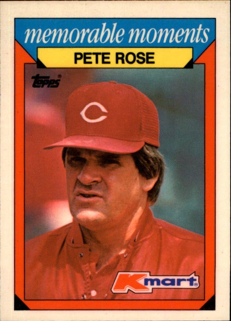 1988 K-Mart Baseball Card #22 Pete Rose-0