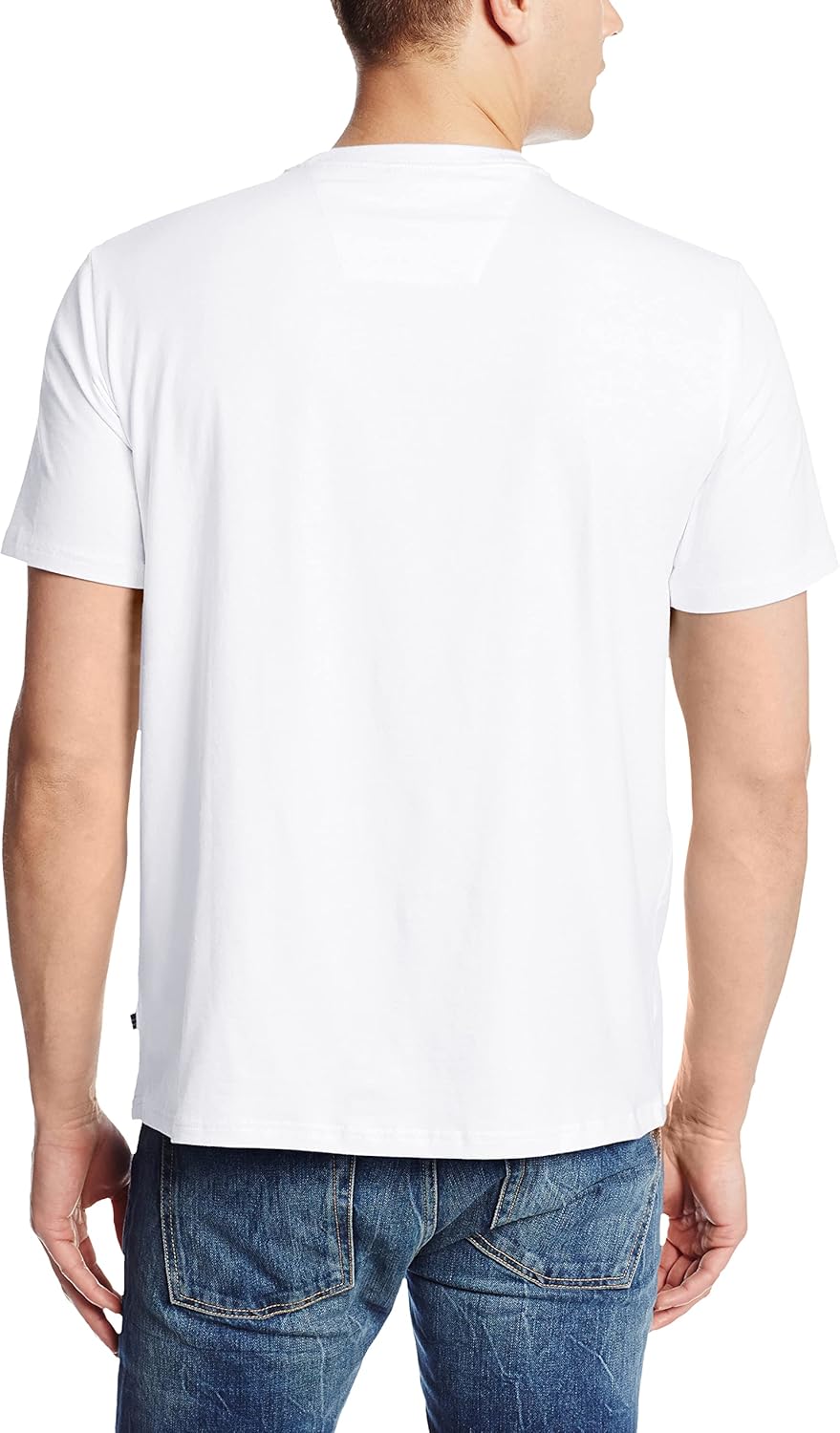 Nautica Men's Solid Crew Neck Short-Sleeve Pocket T-Shirt-1