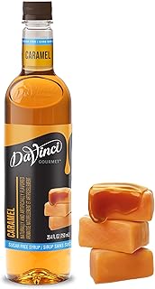 DaVinci Gourmet Sugar-Free Caramel Syrup, 25.4 Fluid Ounce (Pack of 1)