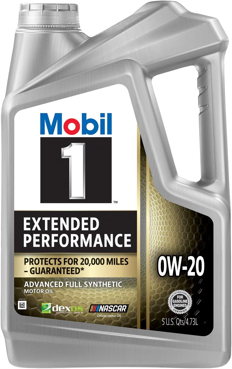 Mobil 1 Extended Performance Full Synthetic Motor Oil 0W-20, 5 Quart-1