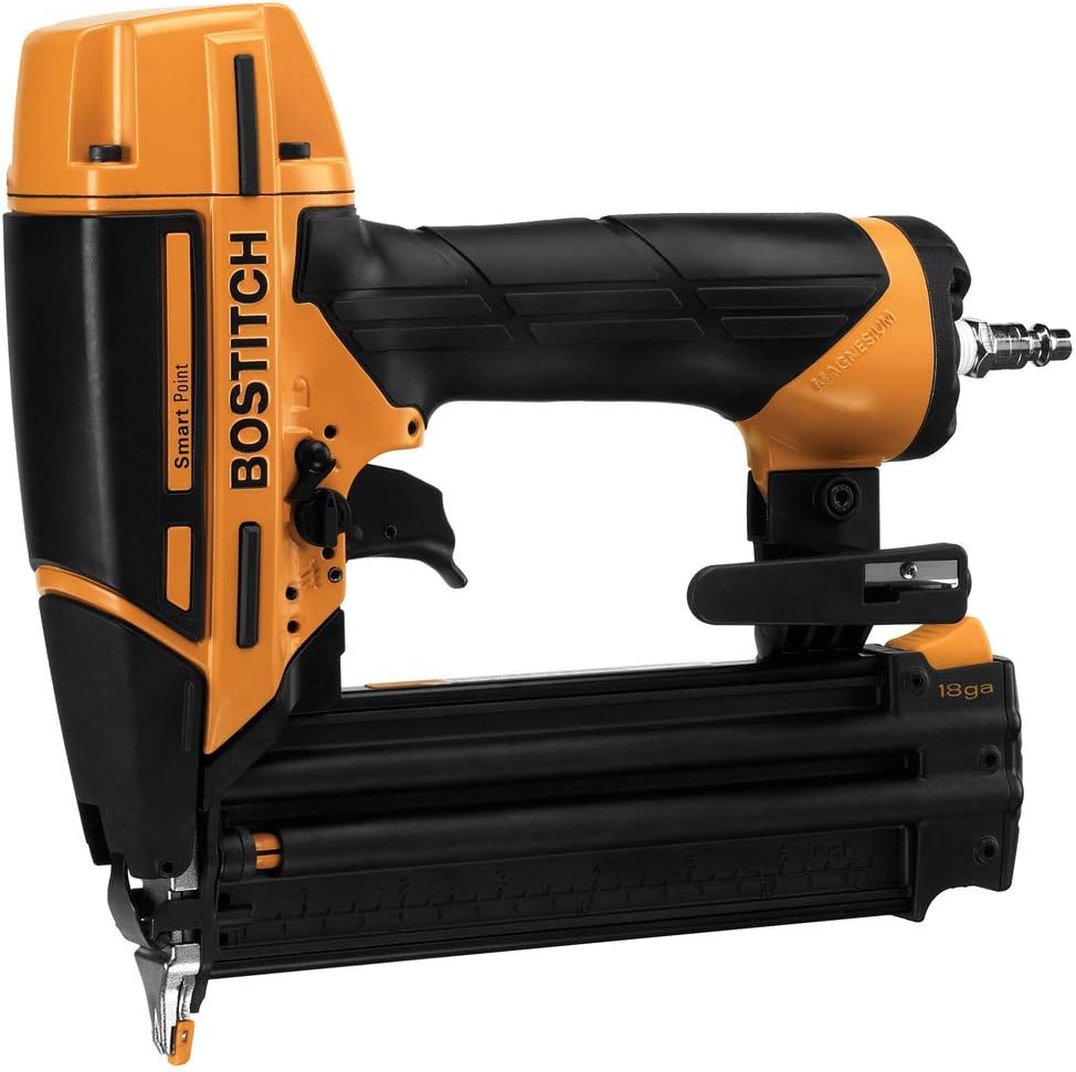 BOSTITCH Brad Nailer Kit, 18GA, Smart Point, Pneumatic (BTFP12233)-1