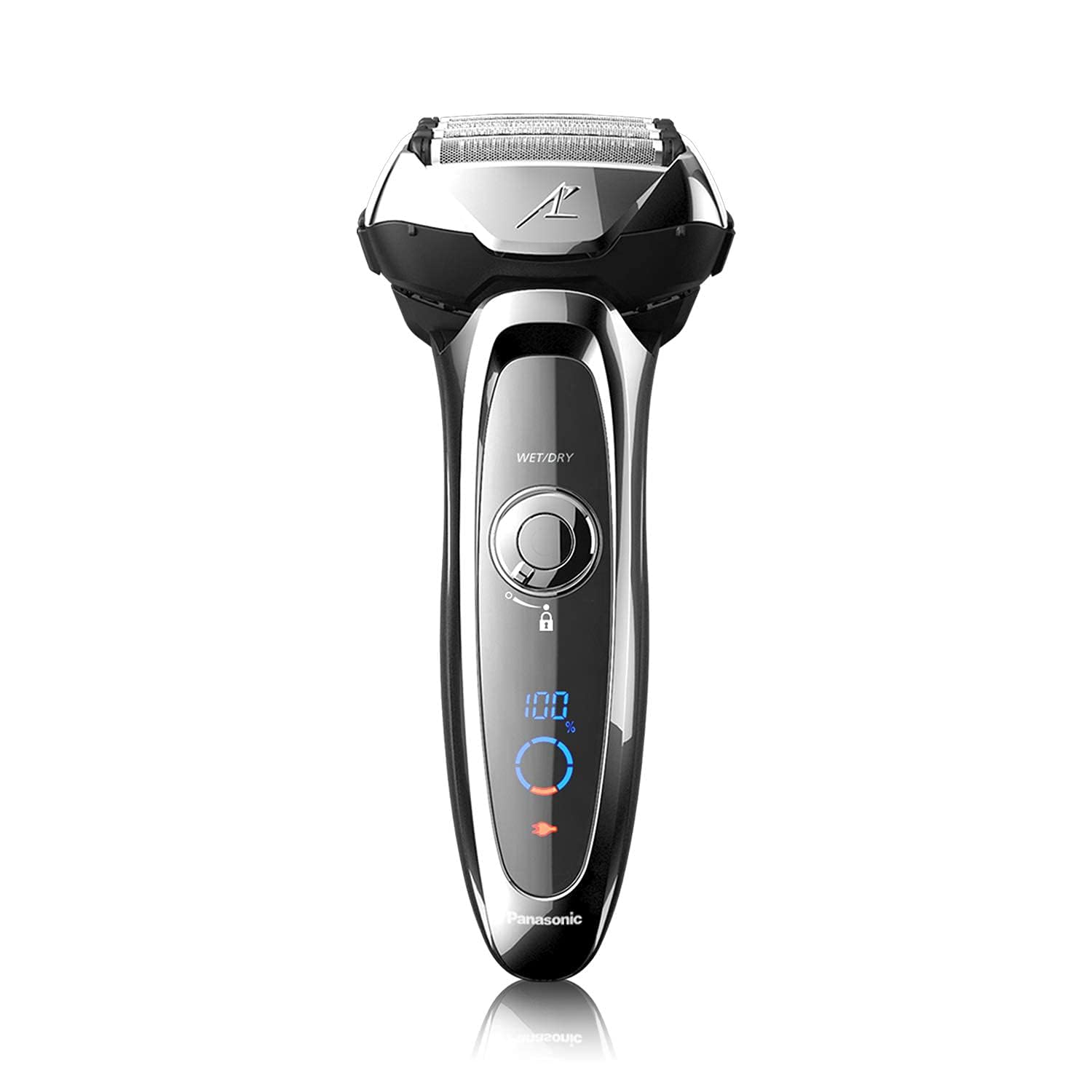 Panasonic ARC5 Electric Razor for Men with Pop-Up Trimmer, Wet/Dry 5-Blade Electric Shaver with Intelligent Shave Sensor and Multi-Flex Pivoting Head – ES-LV65-S (Silver)-0