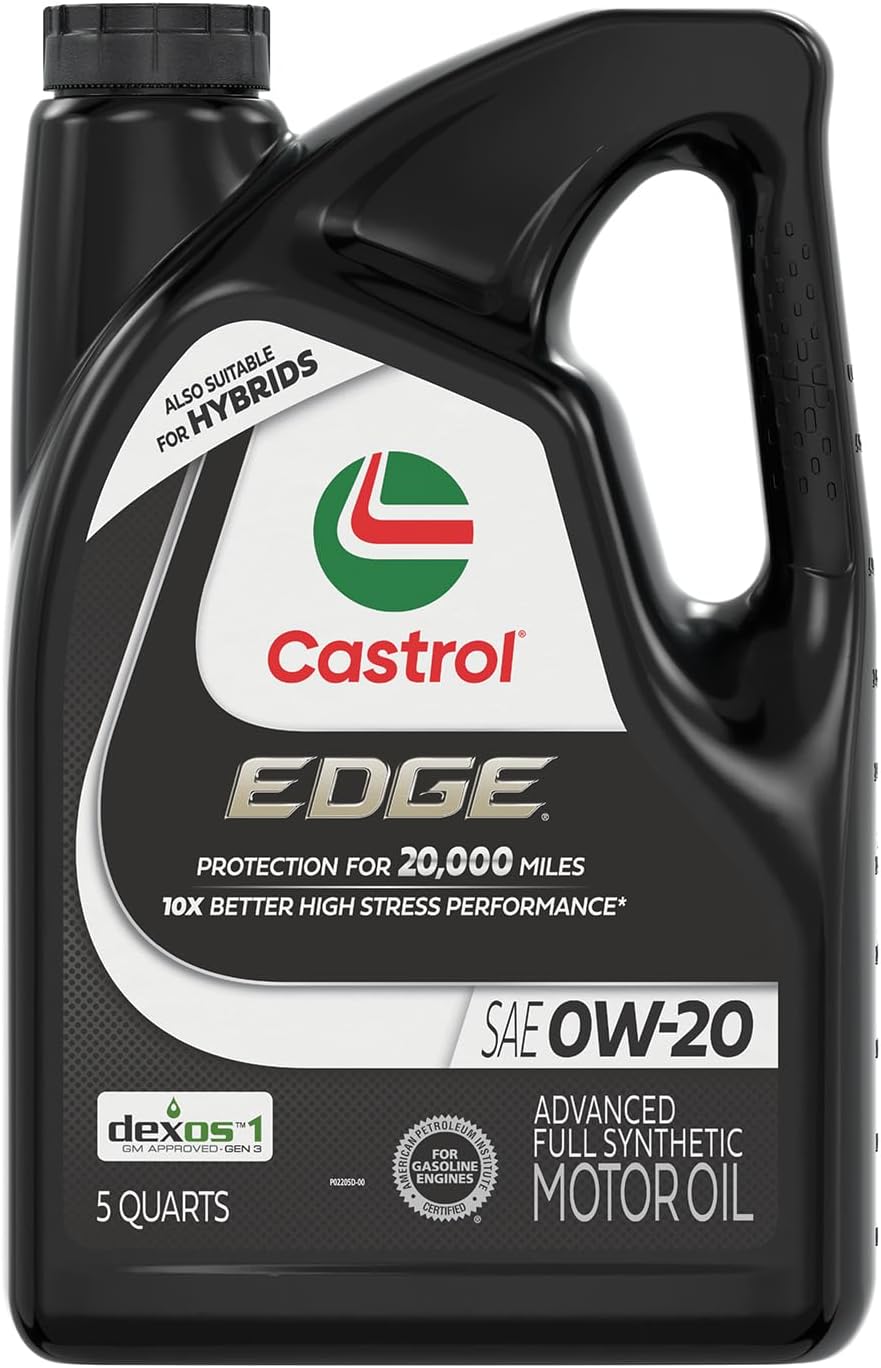 Castrol EDGE 0W-20 Advanced Full Synthetic Motor Oil, 5 Quarts-0