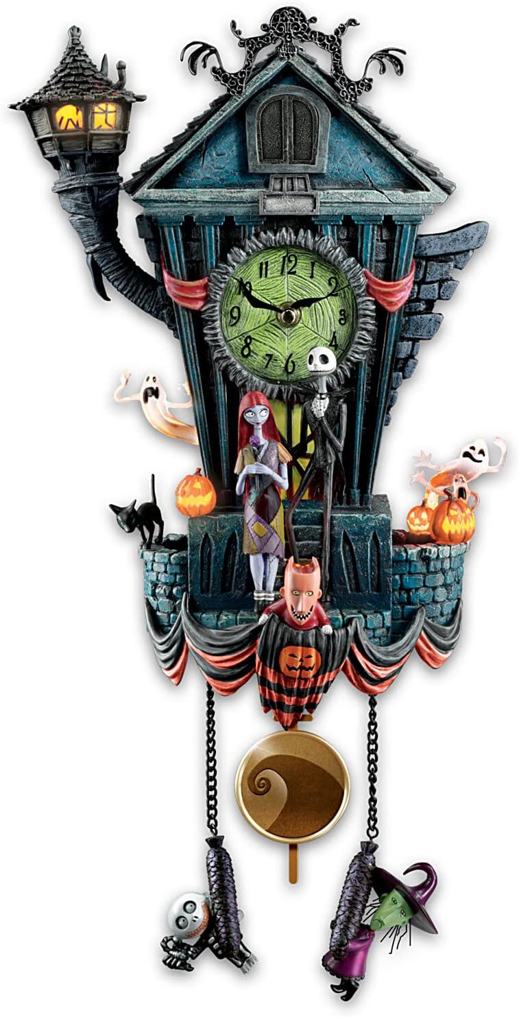 The Bradford Exchange The Nightmare Before Christmas Cuckoo Clock-0