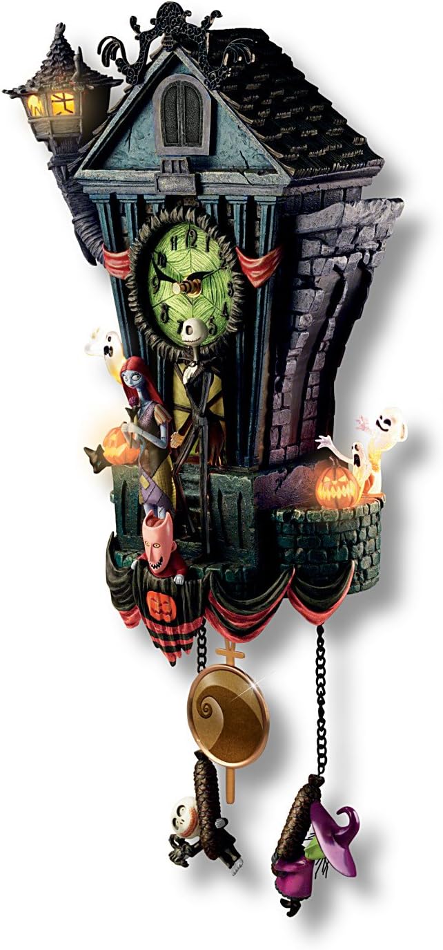 The Bradford Exchange The Nightmare Before Christmas Cuckoo Clock-6