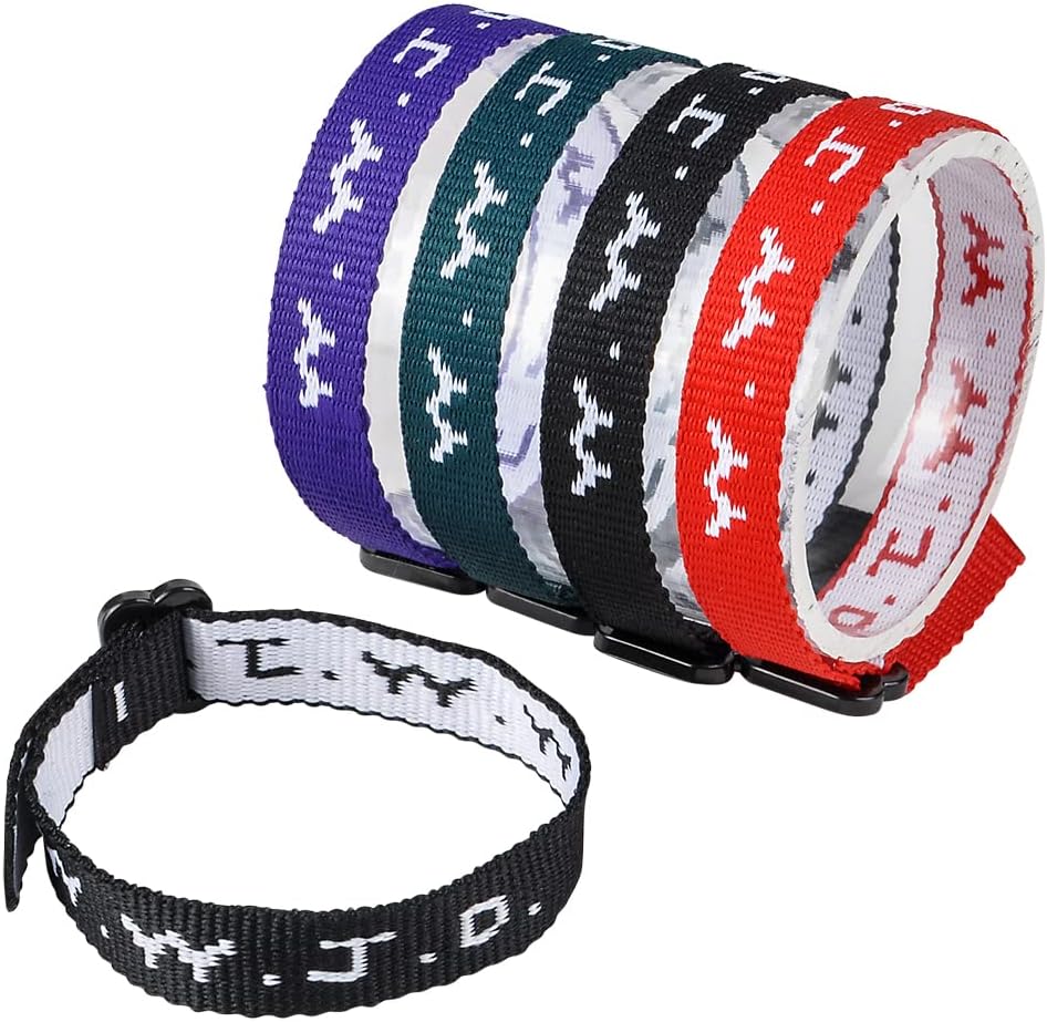 Rhode Island Novelty W.W.J.D. Webbing Bracelets, Twelve Per Order-1