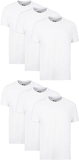 Hanes Men's Cotton, Moisture-Wicking Crew Tee Undershirts, Multi-Packs Available