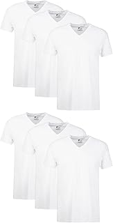 Hanes Men's 3-Pack Tagless Cotton V-Neck Undershirts