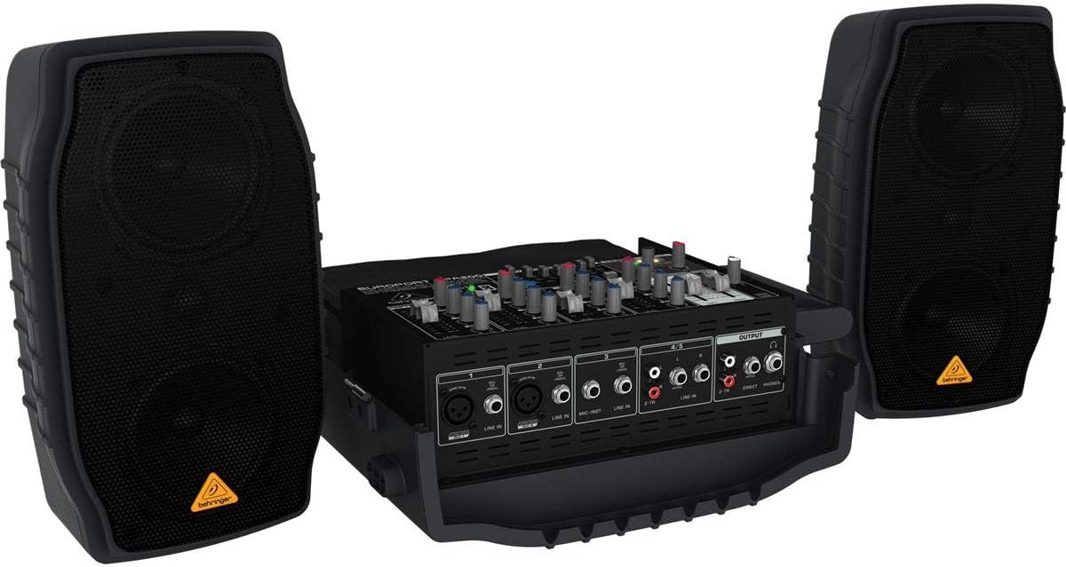 Behringer Europort PPA200 5-Channel Portable PA System-0