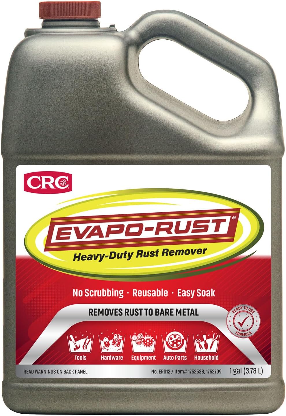 Evapo-Rust ER012 Super Safe – 128 oz., Non Toxic Rust Remover for Auto Parts, Hardware, Antiques | Rust Removers and Chemicals-0