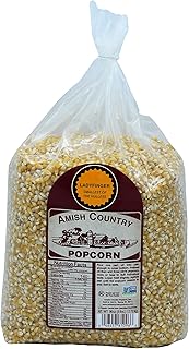 Amish Country Popcorn | 6 lb Bag | Ladyfinger Popcorn Kernels | Old Fashioned, Non-GMO and Gluten Free (Ladyfinger - 6 lb Bag)