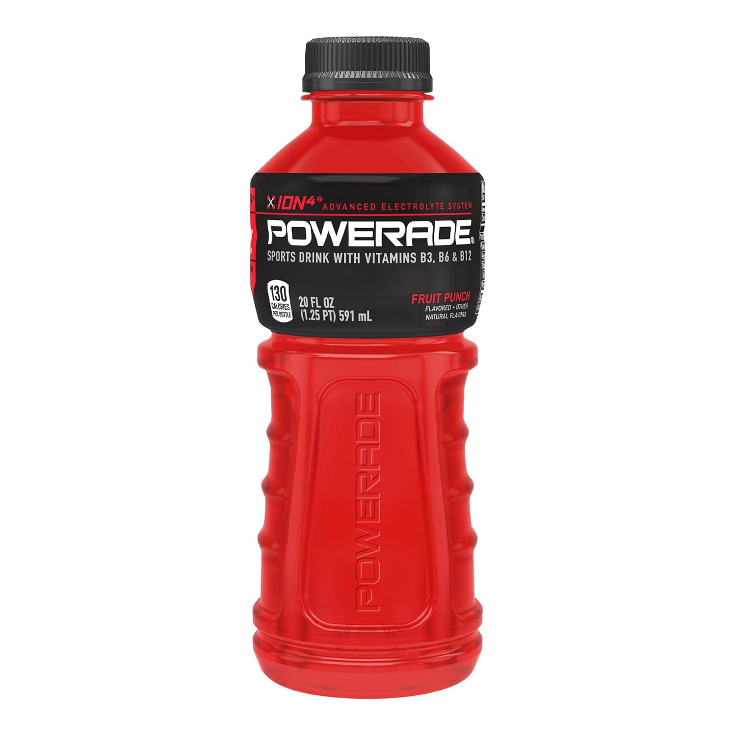 Powerade Liquid Hydration Energy Drink, Fruit Punch, 20 Oz ( 24 Count )-0