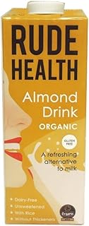 Rude Health UHT Organic Almond Drink - Unsweetened (1L)