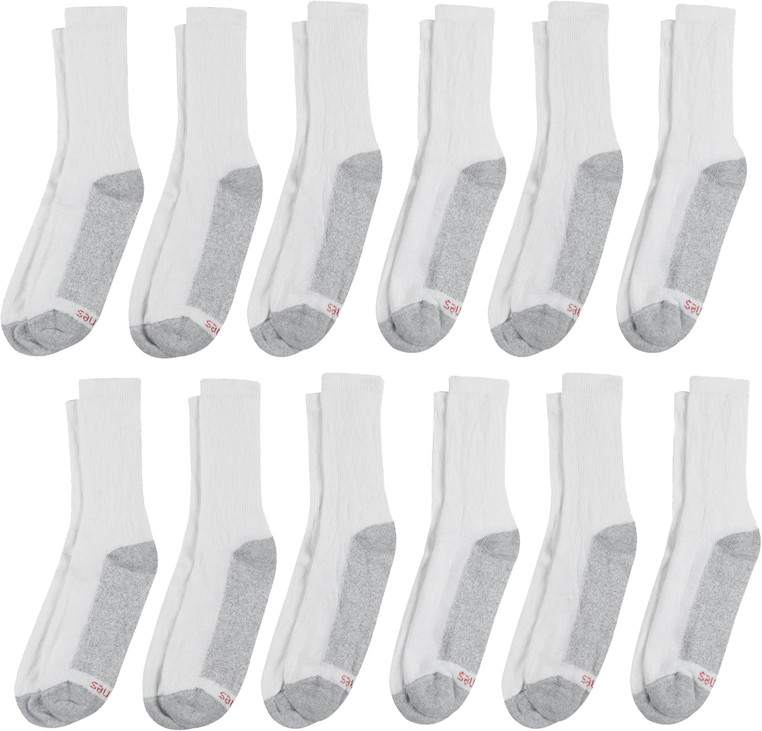 Hanes Men's Double Tough Crew Socks, 12-Pair Pack-5