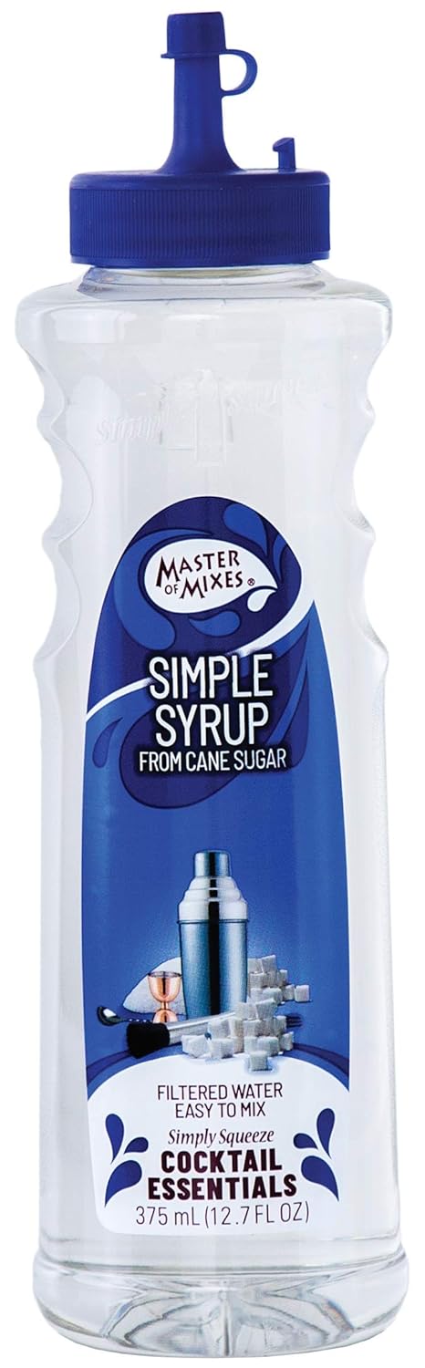 Master of Mixes Cocktail Essentials Simple Syrup, 375 ML Bottle (12.7 Fl Oz), Individually Boxed-1