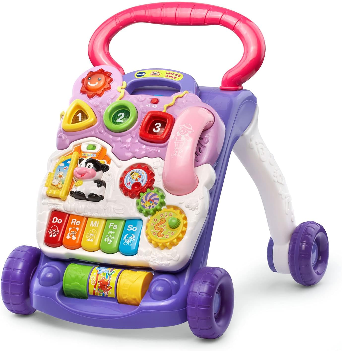 VTech Sit-to-Stand Learning Walker (Frustration Free Packaging), Lavender-0