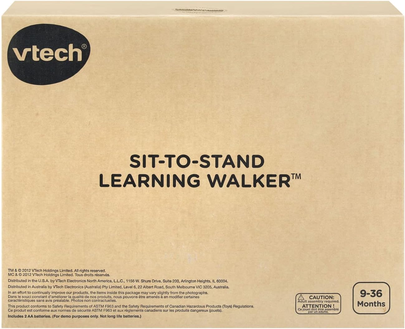 VTech Sit-to-Stand Learning Walker (Frustration Free Packaging), Lavender-6