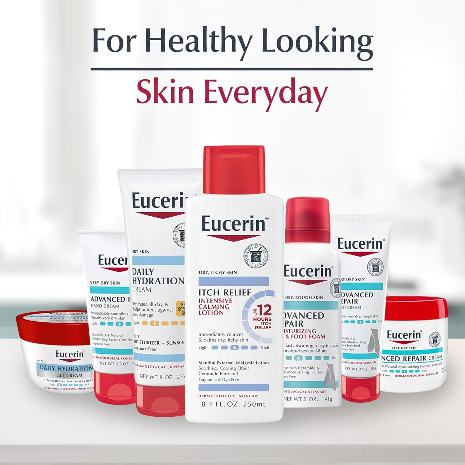 Eucerin Skin Calming Lotion - Full Body Lotion for Dry, Itchy Skin, Natural Oatmeal Enriched - 16.9 fl. oz Pump Bottle-6