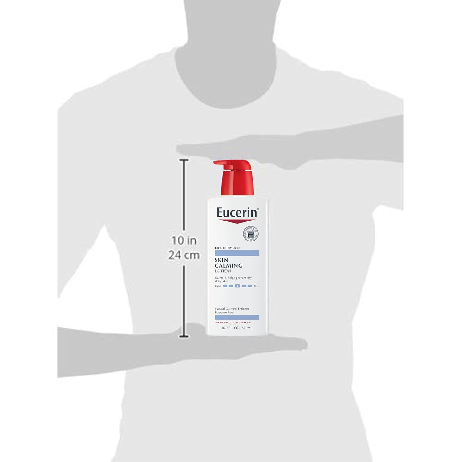 Eucerin Skin Calming Lotion - Full Body Lotion for Dry, Itchy Skin, Natural Oatmeal Enriched - 16.9 fl. oz Pump Bottle-7