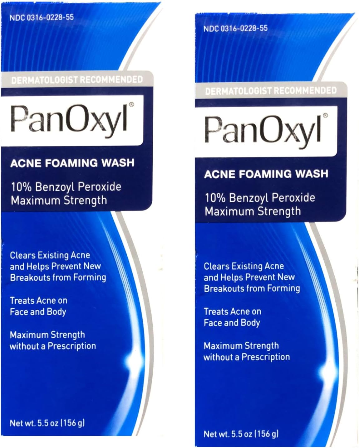 PanOxyl 10% Acne Foaming Wash 5.5 Ounce (Value Pack of 2)-0