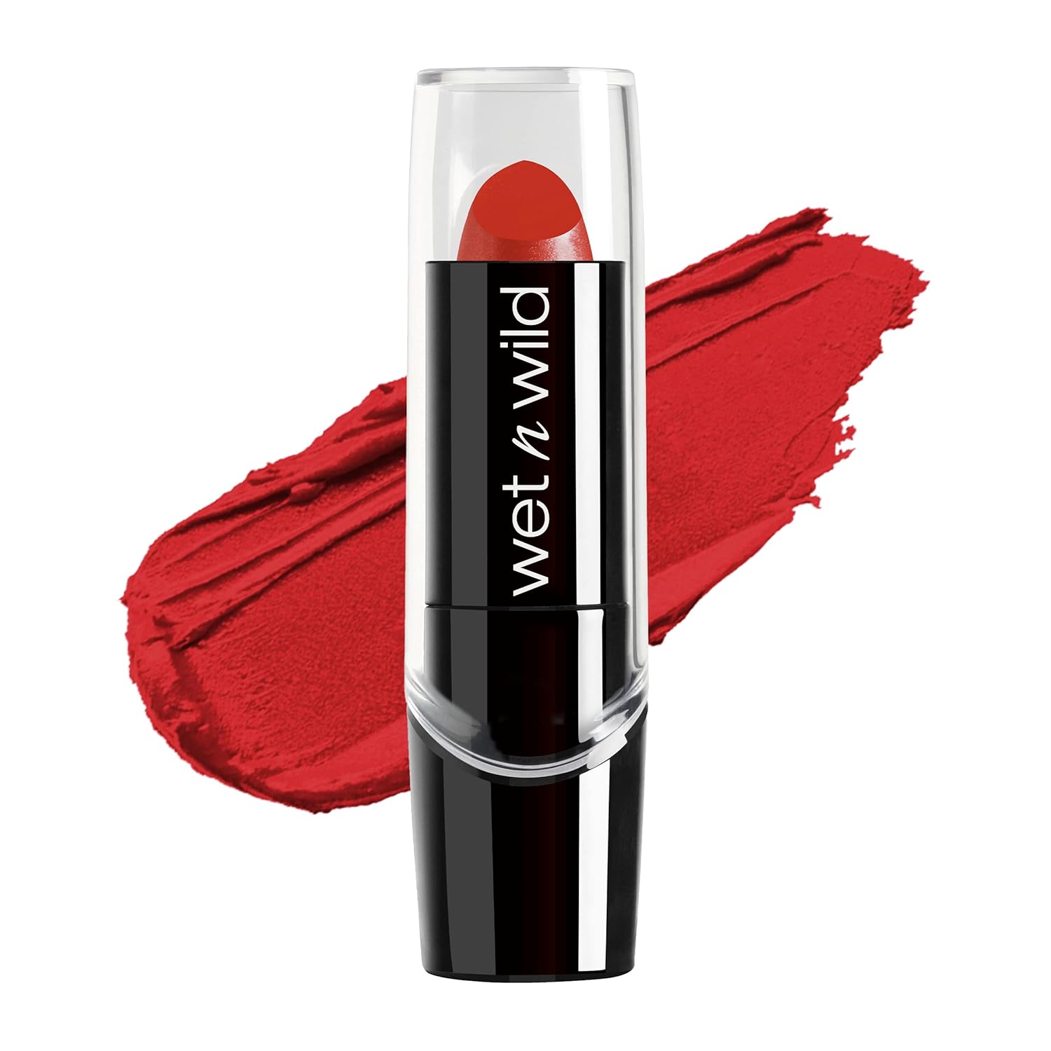 wet n wild Silk Finish Lipstick, Hydrating Rich Buildable Lip Color, Formulated with Vitamins A,E, & Macadamia for Ultimate Hydration, Cruelty-Free & Vegan - Cherry Frost-0