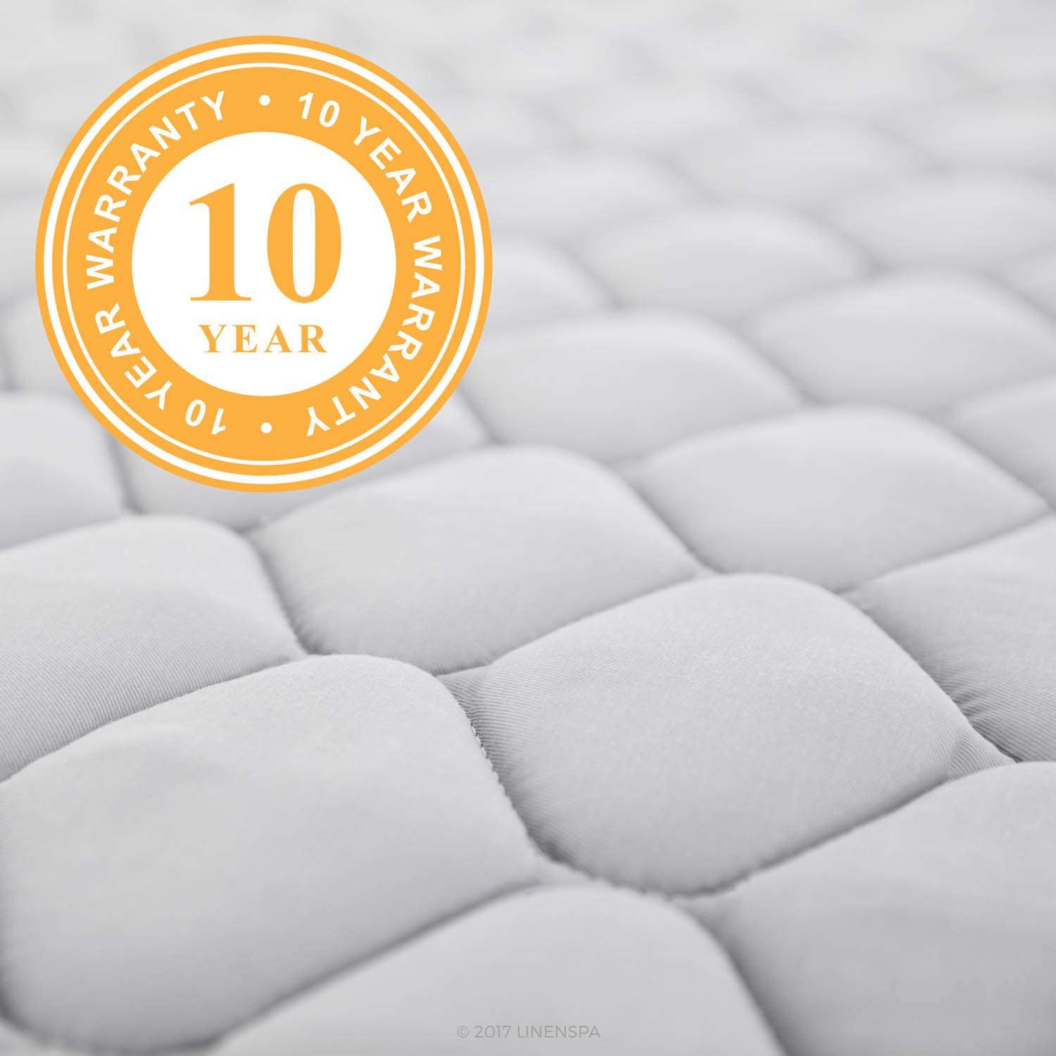 Linenspa 6 Inch Mattress - Firm Feel - Bonnell Spring with Foam Layer - Mattress in a Box - Youth or Kids Bed - Guest Bedroom - Durable and Breathable Support - Affordable - Queen Size-5