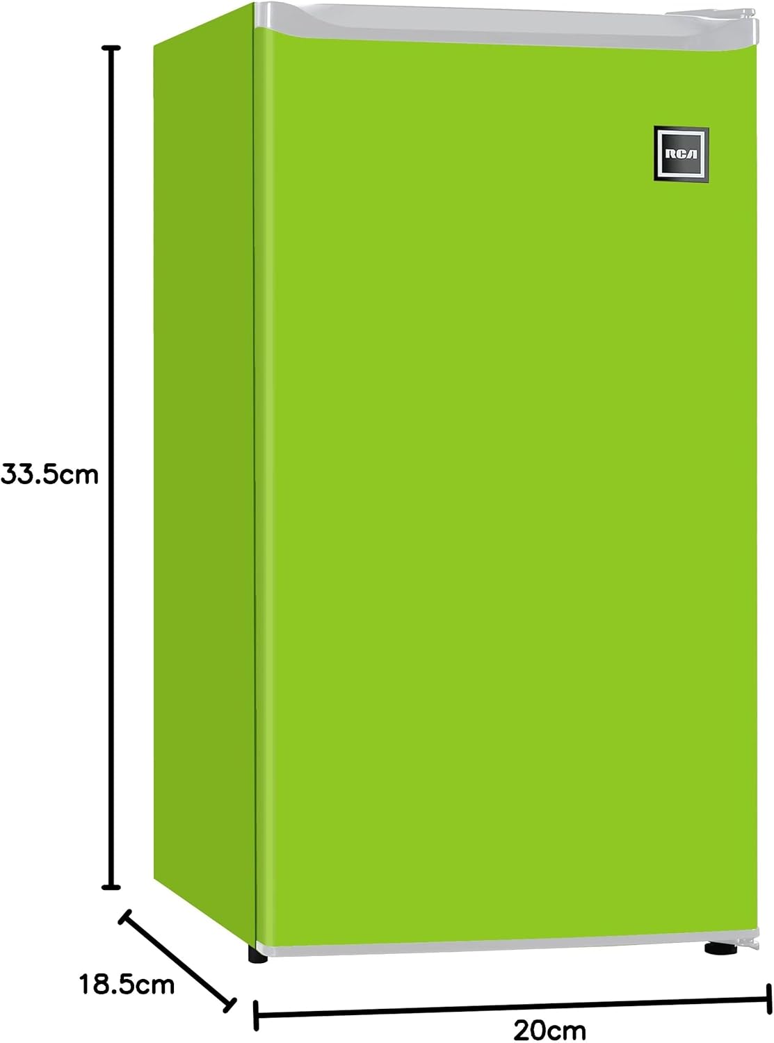 Igloo RCA RFR321-FR320/8 IGLOO Mini Refrigerator, 3.2 Cu Ft Fridge, Lime-3