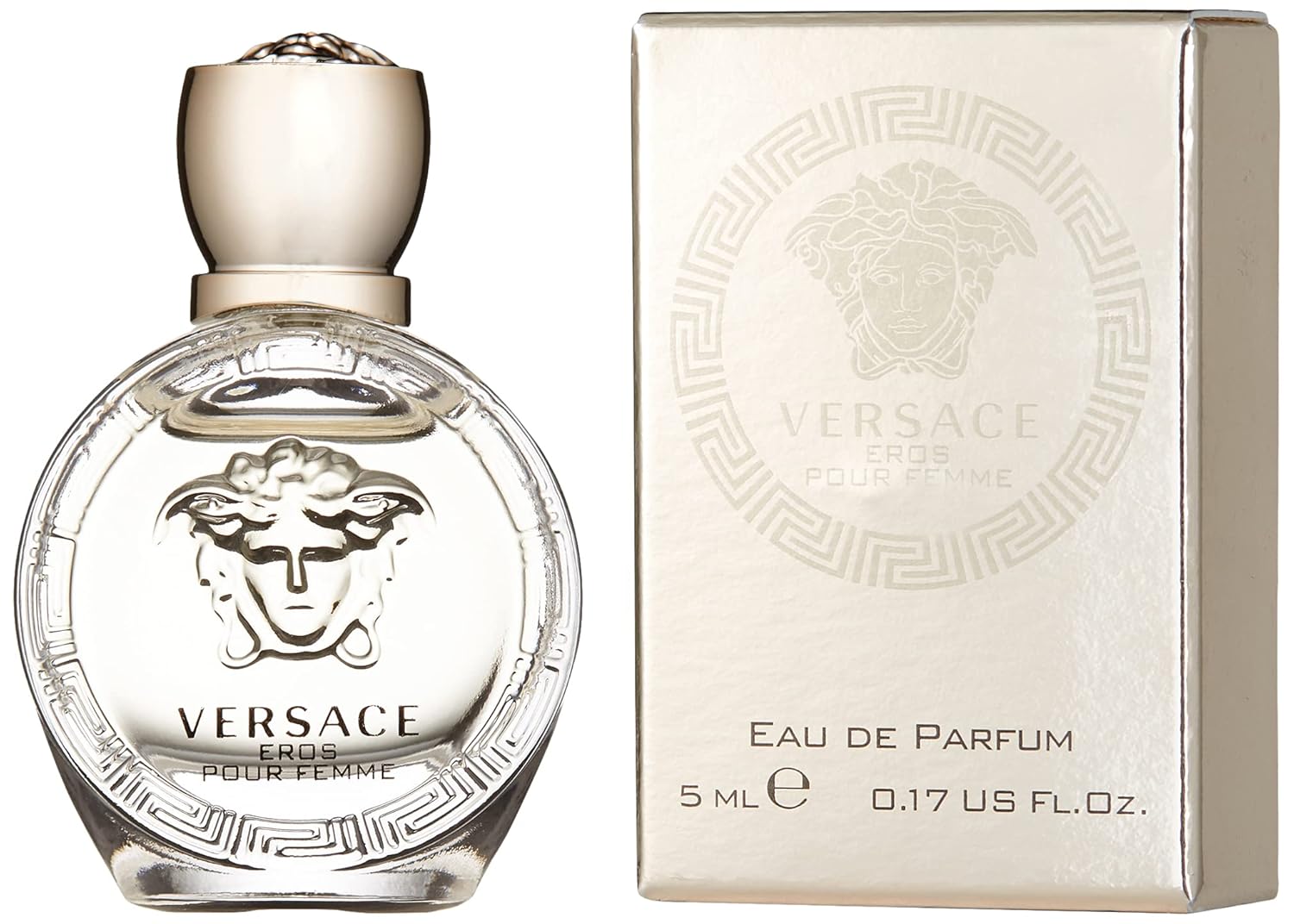 Versace Eros Pour Femme Women's Edp Splash, 0.17 Ounce-1