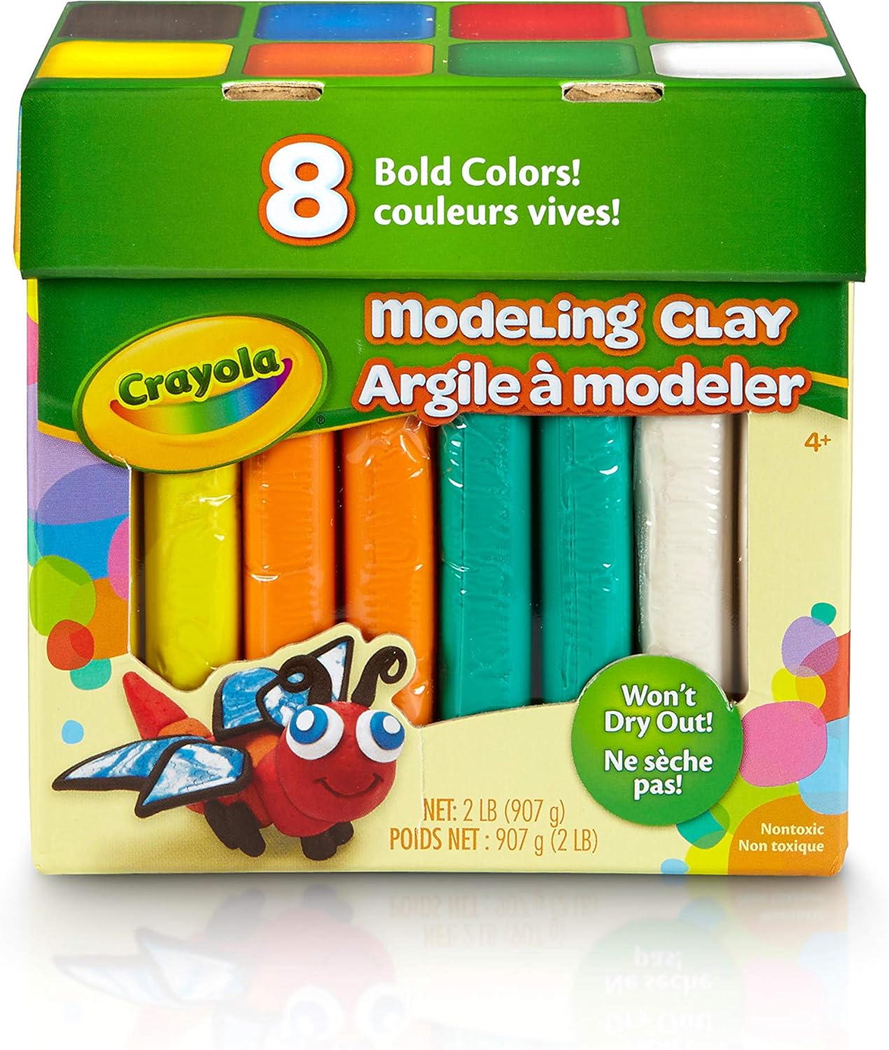 Crayola Modeling Clay in Bold Colors, 2lbs, Gift for Kids, Ages 4 & Up-0