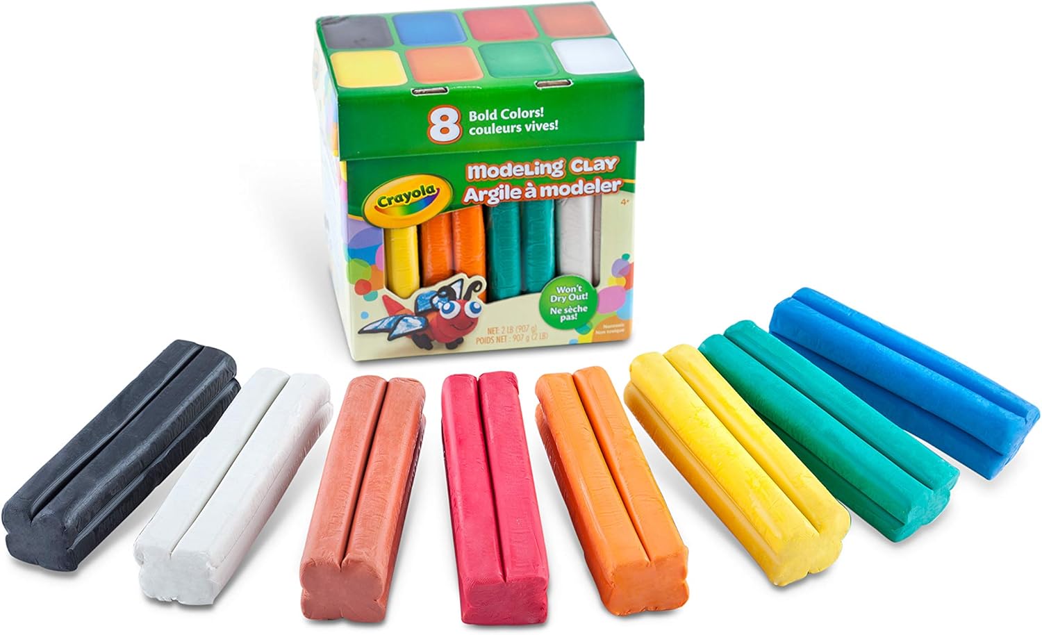 Crayola Modeling Clay in Bold Colors, 2lbs, Gift for Kids, Ages 4 & Up-1